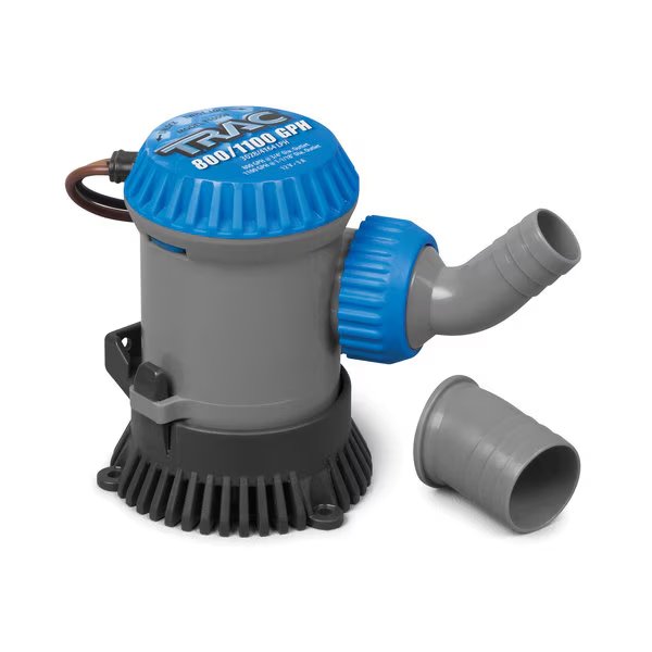 TRAC Outdoors T10004 800/1100GPH Bilge Pump, Trac Outdoors, Mfr#: 69301